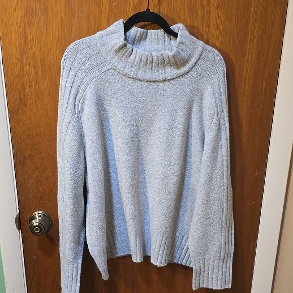Ava & Viv Gray Cowl Neck Sweater 2X - Picture 1 of 3